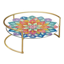 Load image into Gallery viewer, Acrylic Color Pattern 5D DIY Diamond Painting Serving Tray for Desk Coffee Table
