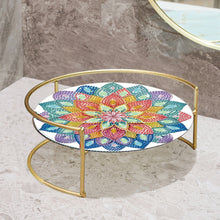 Load image into Gallery viewer, Acrylic Color Pattern 5D DIY Diamond Painting Serving Tray for Desk Coffee Table
