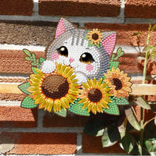 Load image into Gallery viewer, 2Pcs Lazy Bear 5D DIY Wooden Door Topper Wood Door Corner Decor for Party Favors
