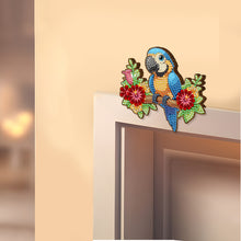 Load image into Gallery viewer, 2Pcs Lazy Bear 5D DIY Wooden Door Topper Wood Door Corner Decor for Party Favors
