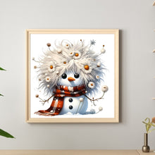 Load image into Gallery viewer, Diamond Painting - Full Round - Cute Snowman (30*30CM)

