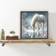 Load image into Gallery viewer, Diamond Painting - Full Round - Snow Unicorn (30*30CM)
