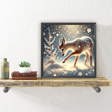 Load image into Gallery viewer, Diamond Painting - Full Round - Snow Deer (30*30CM)
