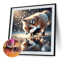 Load image into Gallery viewer, Diamond Painting - Full Round - Snow Fox (30*30CM)
