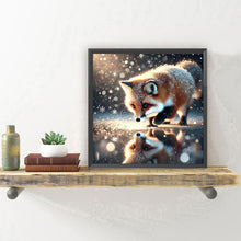 Load image into Gallery viewer, Diamond Painting - Full Round - Snow Fox (30*30CM)
