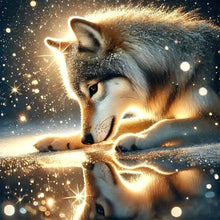 Load image into Gallery viewer, Diamond Painting - Full Round - Snow Wolf (30*30CM)
