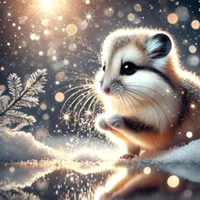 Load image into Gallery viewer, Diamond Painting - Full Round - Snow Mouse (30*30CM)
