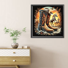 Load image into Gallery viewer, Diamond Painting - Full Round - Western Element Galloping Horse (30*30CM)
