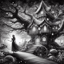 Load image into Gallery viewer, Diamond Painting - Full Round - Night forest girl (40*40CM)
