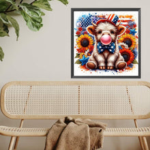 Load image into Gallery viewer, Diamond Painting - Full Square - Cow in the American Sun (30*30CM)
