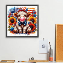 Load image into Gallery viewer, Diamond Painting - Full Square - Cow in the American Sun (30*30CM)
