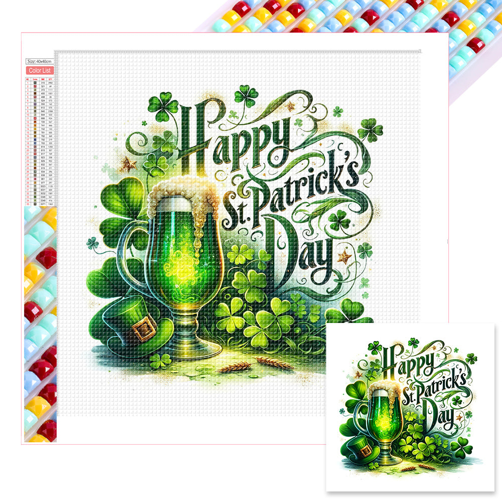 Diamond Painting - Full Square - St. Patrick's Day (40*40CM)