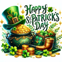 Load image into Gallery viewer, Diamond Painting - Full Square - St. Patrick&#39;s Day (40*40CM)
