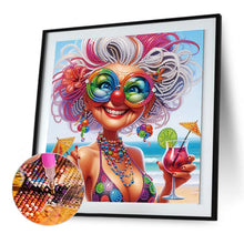 Load image into Gallery viewer, Diamond Painting - Partial Special Shaped - Cute Granny (30*30CM)
