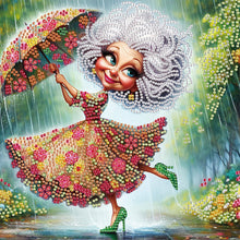 Load image into Gallery viewer, Diamond Painting - Partial Special Shaped - Cute Granny (30*30CM)
