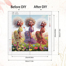Load image into Gallery viewer, Diamond Painting - Partial Special Shaped - Cute Granny (30*30CM)
