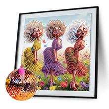 Load image into Gallery viewer, Diamond Painting - Partial Special Shaped - Cute Granny (30*30CM)
