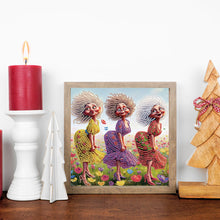 Load image into Gallery viewer, Diamond Painting - Partial Special Shaped - Cute Granny (30*30CM)
