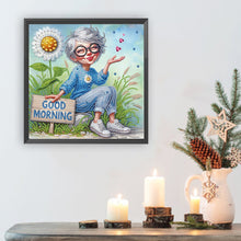 Load image into Gallery viewer, Diamond Painting - Partial Special Shaped - Cute Granny (30*30CM)
