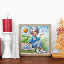 Load image into Gallery viewer, Diamond Painting - Partial Special Shaped - Cute Granny (30*30CM)
