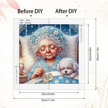 Load image into Gallery viewer, Diamond Painting - Partial Special Shaped - Cute Granny (30*30CM)
