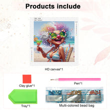 Load image into Gallery viewer, Diamond Painting - Partial Special Shaped - Cute Granny (30*30CM)
