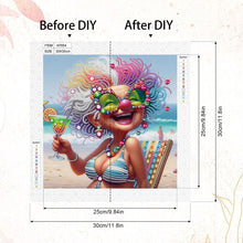 Load image into Gallery viewer, Diamond Painting - Partial Special Shaped - Cute Granny (30*30CM)

