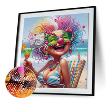 Load image into Gallery viewer, Diamond Painting - Partial Special Shaped - Cute Granny (30*30CM)
