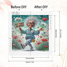 Load image into Gallery viewer, Diamond Painting - Partial Special Shaped - Cute Granny (30*30CM)
