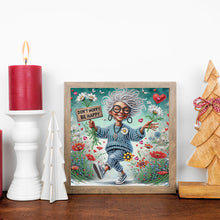 Load image into Gallery viewer, Diamond Painting - Partial Special Shaped - Cute Granny (30*30CM)
