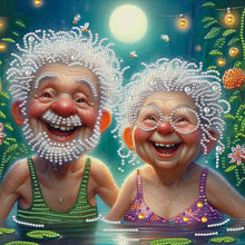 Load image into Gallery viewer, Diamond Painting - Partial Special Shaped - Cute Granny (30*30CM)
