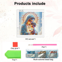 Load image into Gallery viewer, Diamond Painting - Partial Special Shaped - Mother Jesus (30*30CM)
