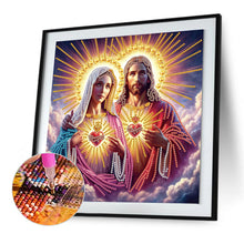 Load image into Gallery viewer, Diamond Painting - Partial Special Shaped - Mother Jesus (30*30CM)
