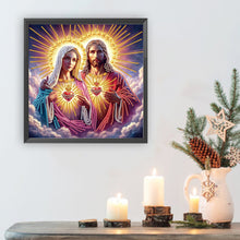 Load image into Gallery viewer, Diamond Painting - Partial Special Shaped - Mother Jesus (30*30CM)
