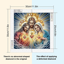 Load image into Gallery viewer, Diamond Painting - Partial Special Shaped - Mother Jesus (30*30CM)
