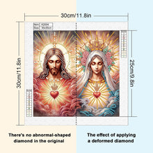 Load image into Gallery viewer, Diamond Painting - Partial Special Shaped - Mother Jesus (30*30CM)
