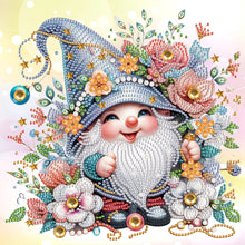 Load image into Gallery viewer, Diamond Painting - Partial Special Shaped - Flower Gnome (30*30CM)
