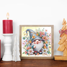 Load image into Gallery viewer, Diamond Painting - Partial Special Shaped - Flower Gnome (30*30CM)

