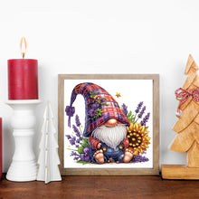 Load image into Gallery viewer, Diamond Painting - Partial Special Shaped - Flower Gnome (30*30CM)
