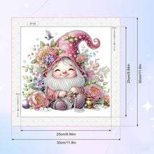 Load image into Gallery viewer, Diamond Painting - Partial Special Shaped - Flower Gnome (30*30CM)
