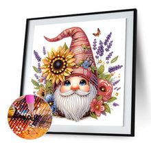 Load image into Gallery viewer, Diamond Painting - Partial Special Shaped - Flower Gnome (30*30CM)
