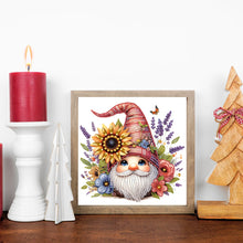 Load image into Gallery viewer, Diamond Painting - Partial Special Shaped - Flower Gnome (30*30CM)
