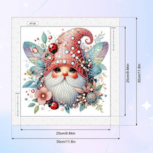 Load image into Gallery viewer, Diamond Painting - Partial Special Shaped - Flower Gnome (30*30CM)
