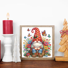 Load image into Gallery viewer, Diamond Painting - Partial Special Shaped - Flower Gnome (30*30CM)
