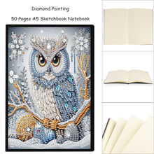 Load image into Gallery viewer, Animal 5D Diamond Painting Notebook DIY Diamond Art Diary Book Journal Notebook
