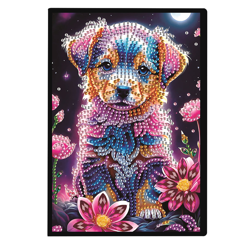 Animal 5D Diamond Painting Notebook DIY Diamond Art Diary Book Journal Notebook