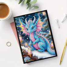 Load image into Gallery viewer, Animal 5D Diamond Painting Notebook DIY Diamond Art Diary Book Journal Notebook
