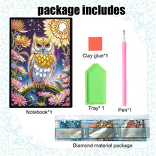 Load image into Gallery viewer, Animal 5D Diamond Painting Notebook DIY Diamond Art Diary Book Journal Notebook
