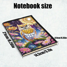 Load image into Gallery viewer, Animal 5D Diamond Painting Notebook DIY Diamond Art Diary Book Journal Notebook
