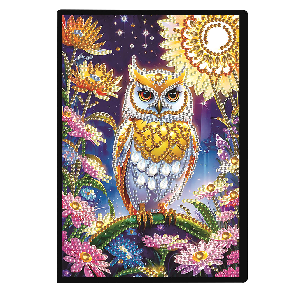 Animal 5D Diamond Painting Notebook DIY Diamond Art Diary Book Journal Notebook